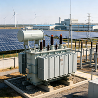Transformateur de puissance triphasé immergé dans l'huile à double enroulement LEEEC S20 5000 kVA 35 kV à haute efficacité, tensions de sortie personnalisables