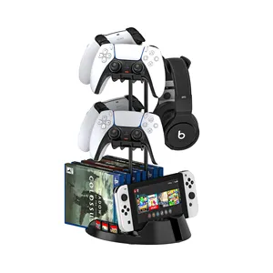 Soporte colgante para auriculares para <span class=keywords><strong>PlayStation</strong></span> <span class=keywords><strong>VR</strong></span> <span class=keywords><strong>2</strong></span> para Steam para Switch <span class=keywords><strong>VR</strong></span> Game Gamepads Goggles Mount Game Controller Support - Product Image 5