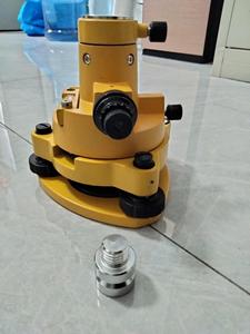 อะแดปเตอร์ไตรบราชแบบหมุนได้พร้อมออปติคอลพลัมเม็ตสำหรับกล้องวัดมุมแบบ Total Station วัสดุอะลูมิเนียมและเหล็ก สีเหลือง รับประกัน 1 ปี - Product Image 5