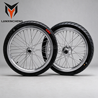 Nouveau kit de roues Supermoto 17 pouces Light Bee XLBX chromé argenté pour Talaria MX4/MX3/X3 – Pneu haute performance pour E-Bike 70/90