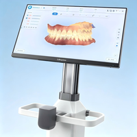 Station de travail multifonctionnelle pour scanner oral, avec cadre stable, écran tactile, scanner intra-oral OS6, chariot dentaire mobile