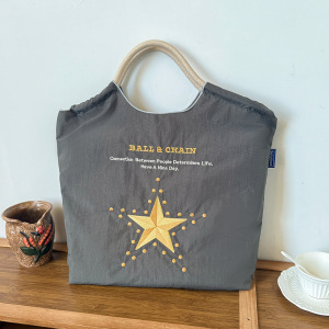 Estrella de cinco puntas gris oscuro-sin bandolera-talla grande