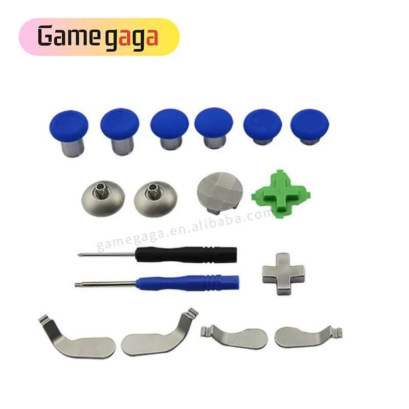 Repair Metal Buttons Thumbstick Tools In Case Mod Kit For PS4 for XBox One Elite Controller Joystick
