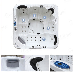 Système Balboa populaire <span class=keywords><strong>Spa</strong></span> extérieur Baignoire de massage Jacuzzier Baignoire Jardin Whirlpool Whirlwanne Hydromassage Bain à remous - Product Image 6