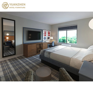 Высококачественная мебель для гостиничных проектов в американском стиле: комплекты для спален с кроватями размера King и Queen для современных гостиничных номеров - Product Image 3