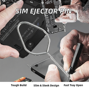 Compact <b>SIM</b> Card Ejector Pin with Needle Opener Tool Quick Tray Removal <b>Switches</b> - Product Image 3