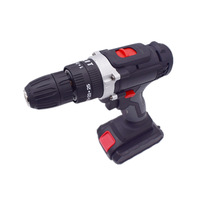 Perceuse-visseuse sans fil 21V en gros d'usine, batterie lithium-ion, ensemble de perçage multifonctionnel portable, chargeur, vitesse variable 10mm