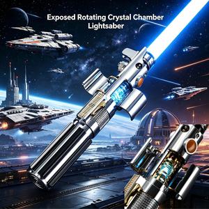 <span class=keywords><strong>Sabre</strong></span> <span class=keywords><strong>laser</strong></span> <span class=keywords><strong>Anakin</strong></span> <span class=keywords><strong>Skywalker</strong></span> EP3 avec chambre <span class=keywords><strong>de</strong></span> cristal rotative, Neopixel, Smooth Swing, Proffie, poignée en métal, épée <span class=keywords><strong>laser</strong></span> <span class=keywords><strong>de</strong></span> collection - Product Image 1