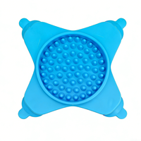 Tapis à lécher pour chiens, chiots et animaux de compagnie – Distributeur lent de nourriture et friandises, jouet de stimulation pour chien avec ventouse murale