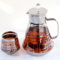Nouvel ensemble de carafes en verre cristal de luxe personnalisé pour salle à manger, avec emballage en boîte, pour la consommation d'eau