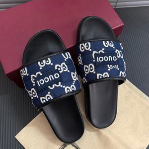 Zapatos de Cuero Genuino de Diseñador de Lujo, Sandalias Planas de Alta Calidad para Hombre y Mujer, Pantuflas Casuales para Playa y Exteriores - Product Image 1
