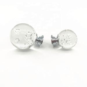 Tiradores y pomos de cristal transparente estilo europeo para muebles, cajones de cocina, cómodas y armarios de villa - Product Image 2