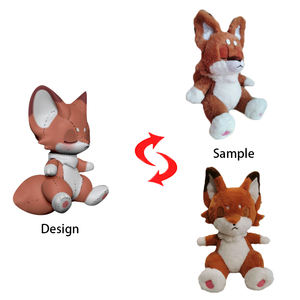 Su misura giocattoli di peluche giocattoli di peluche cute little fox decorare la stanza - Product Image 1
