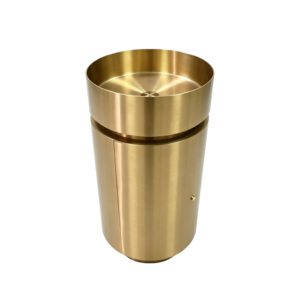Lussuoso Lavello <span class=keywords><strong>da</strong></span> <span class=keywords><strong>Incasso</strong></span> Cilindrico in Acciaio Inox 304 con Finitura Oro Spazzolato, Ideale per Isole <span class=keywords><strong>da</strong></span> <span class=keywords><strong>Cucina</strong></span>, Ville e Hotel - Product Image 3