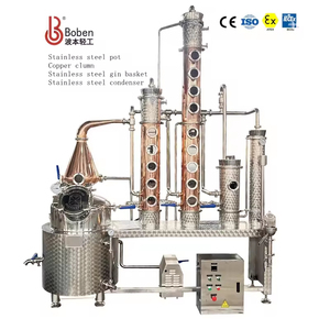 Équipement de production d'alcool à domicile, distillation au cuivre, production d'alcool à 95% d'éthanol, gin, vodka, whisky Boben 125L - Product Image 3