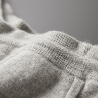 Ensemble décontracté pour homme en cachemire 100% - Col montant - Automne et hiver - Nouveau - Ensemble épais en deux pièces