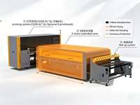 Machine de sublimation thermique à 16 têtes, four 3M, imprimante numérique textile à rouleaux pour tissus