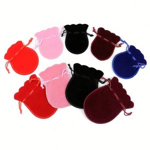 Pochettes en velours avec cordon de serrage pour bijoux, colliers, boucles d'oreilles, emballages cadeaux - Product Image 5