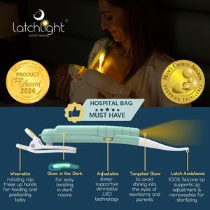 Luz nocturna portátil con forma de bolígrafo para el cuidado de la alimentación del bebé, funciona con batería interna, para bebés de 0 a 12 meses - Product Image 4