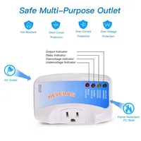 Protecteur de tension Protecteur de surtension à sortie unique Plug in pour appareil ménager Suppresseur de puissance mural pour TV/PC/réfrigérateur