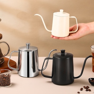 Cafetera <span class=keywords><strong>de</strong></span> Cuello <span class=keywords><strong>de</strong></span> Cisne Kingze <span class=keywords><strong>de</strong></span> 250ML/350ML/600ML, Portátil, para Verter sobre la Taza, para el Hogar, Campamento, Cafetería, Barista - Product Image 2