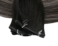 Extensions de cheveux humains invisibles double trame de haute qualité, double couche, Genius Weft, sans couture, pour fêtes et mariages