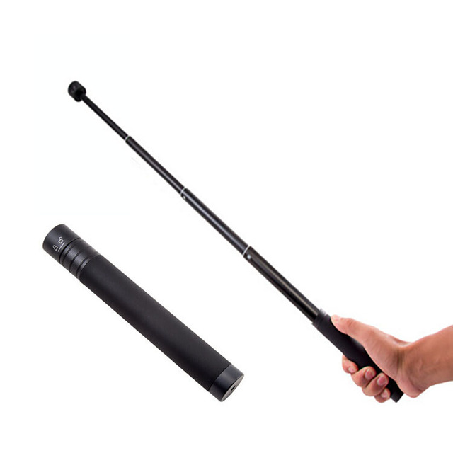 Jingying Action Camera Extension Pole Handheld Three-axis Stabilizer Extension Pole Black Portable Telescopic Selfie Stick