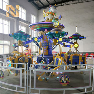 Manège Électrique Romantique Nova Rides <span class=keywords><strong>pour</strong></span> Enfants : <span class=keywords><strong>Avion</strong></span>, Jeux Familiaux, Vélo Licorne, Vélo Aérien en Fibre de Verre et Acier <span class=keywords><strong>pour</strong></span> Chasser les Rêves - Product Image 1