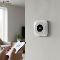 Termostato Digital Inalámbrico de Pared con Pantalla Táctil WiFi Inteligente para Control de Temperatura de Calefacción y Refrigeración, Ahorro de Energía, para Contratistas de HVAC YOD