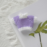 Songshan Toys Vente Chaude 14cm Pull Coton Poupée Ours Vêtements Mini Vêtements Soulagement Du Stress Lavé Modifiable Costume En Peluche Jouet