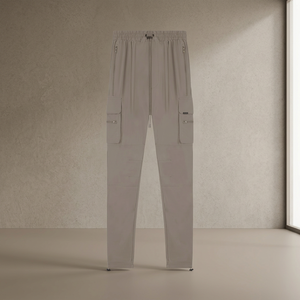 <b>Men</b> Cargo <b>Trousers</b> <b>Elastic</b> <b>Waist</b> Lightweight Breathable Straight Pants Casual Summer Drawstring <b>Trousers</b> - Product Image 3