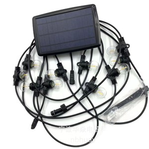 Guirnaldas de luces Led de 10M, 10 bombillas E27 B22, iluminación decorativa impermeable para exteriores, jardín, Navidad, para Patio, balcón y terraza - Product Image 5