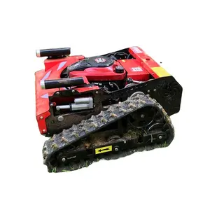 High quality all terrain AI remote lawn mower with engine 550mm remote control agricultural riding lawn tractor mower