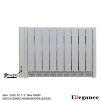 Excelente convector de inercia térmica de resistencia cerámica Programación diaria y semanal Calentador de habitación de panel de aluminio de fundición a presión