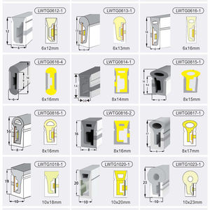Di alta qualità DC 12v 24v decorazione per interni esterni flessibile striscia Led tubo in Silicone Neon per Led striscia luci al Neon - Product Image 5