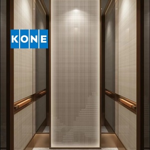 ลิฟต์บ้านหรู KONE พร้อมใบรับรอง CE, กระจกและสแตนเลสแบบ Hairline, ระบบ Traction Type - Product Image 2
