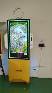 43 بوصة AI أصفر مع شاشة تعمل باللمس طباعة فورية 2K 4K فلتر تجميل لحفلات الزفاف عرض آي فوتوبوث - Product Image 4