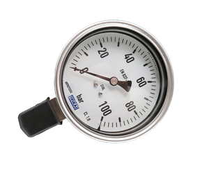 Á<span class=keywords><strong>p</strong></span> kế 232.50.100 O 100 mm anschluss 2B senkrecht 100bar edelstahl - Product Image 1