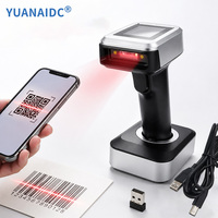 Lecteur de codes-barres 1D 2D sans fil YUANAIDC, scanner portable 2.4G USB, lecteur de codes QR, pistolet de numérisation pour magasin de détail, entrepôt, point de vente