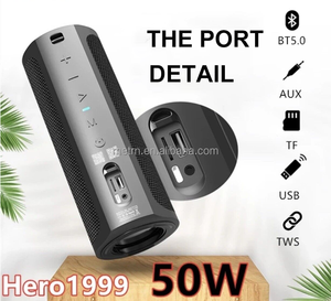 Produits les plus vendus 2023 boombox stéréo portable sans fil hifi pour le camping - Product Image 6