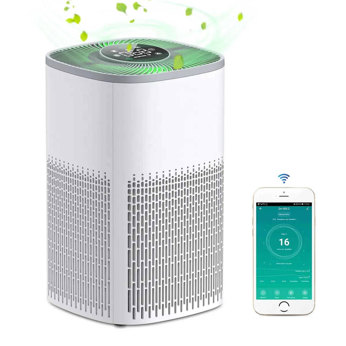 Nieuwe Aankomst Desktop Smart Home Air Cleaner Air Cleaner Mini Mobile Uv H13 Hepa Filter Luchtreiniger Draagbaar