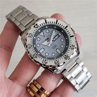 Montre Quartz 44 mm avec bracelet en acrylique et caoutchouc, collection Pro Diver pour homme et femme, cadran à bords biseautés