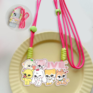 Enlace para Todos <span class=keywords><strong>los</strong></span> Modelos |   Nuevo Soporte para Teléfono <span class=keywords><strong>de</strong></span> Acrílico STR/En, Textura Bonita, Antigolpes, Diseño Portátil Cruzado, Merchandising para Fans del K-<span class=keywords><strong>pop</strong></span> - Product Image 6