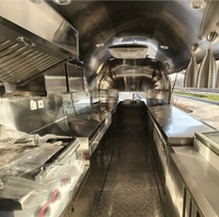Camion de restauration mobile en acier inoxydable 2026 AUS EU USA avec cuisine complète à vendre en Europe, certifié CE COC WMI DOT