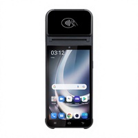 Terminal de point de vente portable robuste Z92 Android 13.0 avec lecteur de code QR, connectivité Bluetooth/WiFi/NFC, imprimante 4G 5 pouces