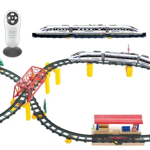 JK TOYS Jeu de chenilles de train en plastique à piles avec son léger