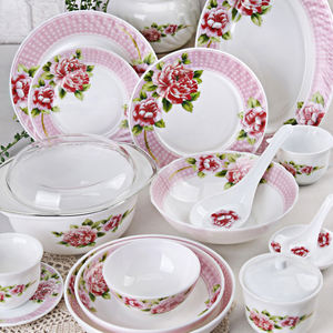 أطباق عشاء ملونة من زجاج الأوبال بتكلفة معقولة، طقم عشاء بالجملة - Product Image 2