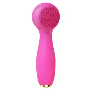 Best Price Portable Mini Silicone Face Facial Cleansing Brush Makeup Residue Removal Deep Cleaning Electric Face Brushes