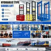 Capacité de charge 1000 kg, vérin hydraulique, petit élévateur de marchandises, 2-3 étages, industriel, avec commande sans fil, élévation de 16 mètres