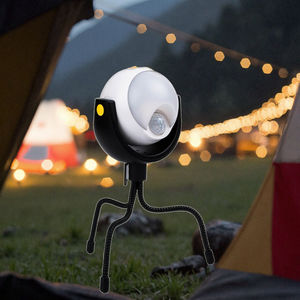 Tragbarer 120 LM LED-Außen beleuchtungs bewegungs sensor Flexibler IP65 Wasserdichter ABS-Stativ fuß Modernes Design AAA-Batterie magnetisch - Product Image 4